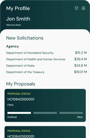 GovScout App Interface